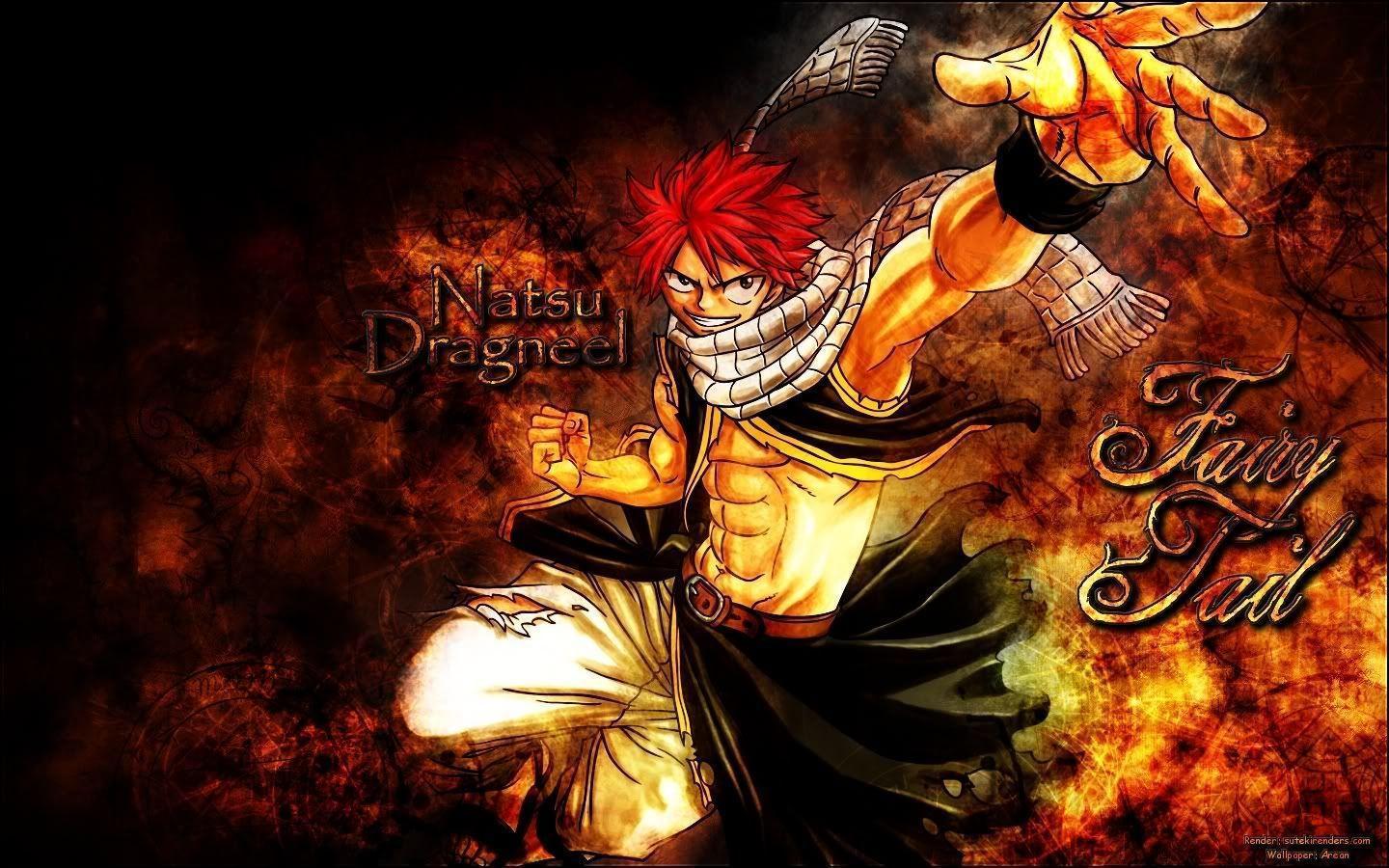 Wallpapers For > Fairy Tail Natsu Dragon Force Wallpapers