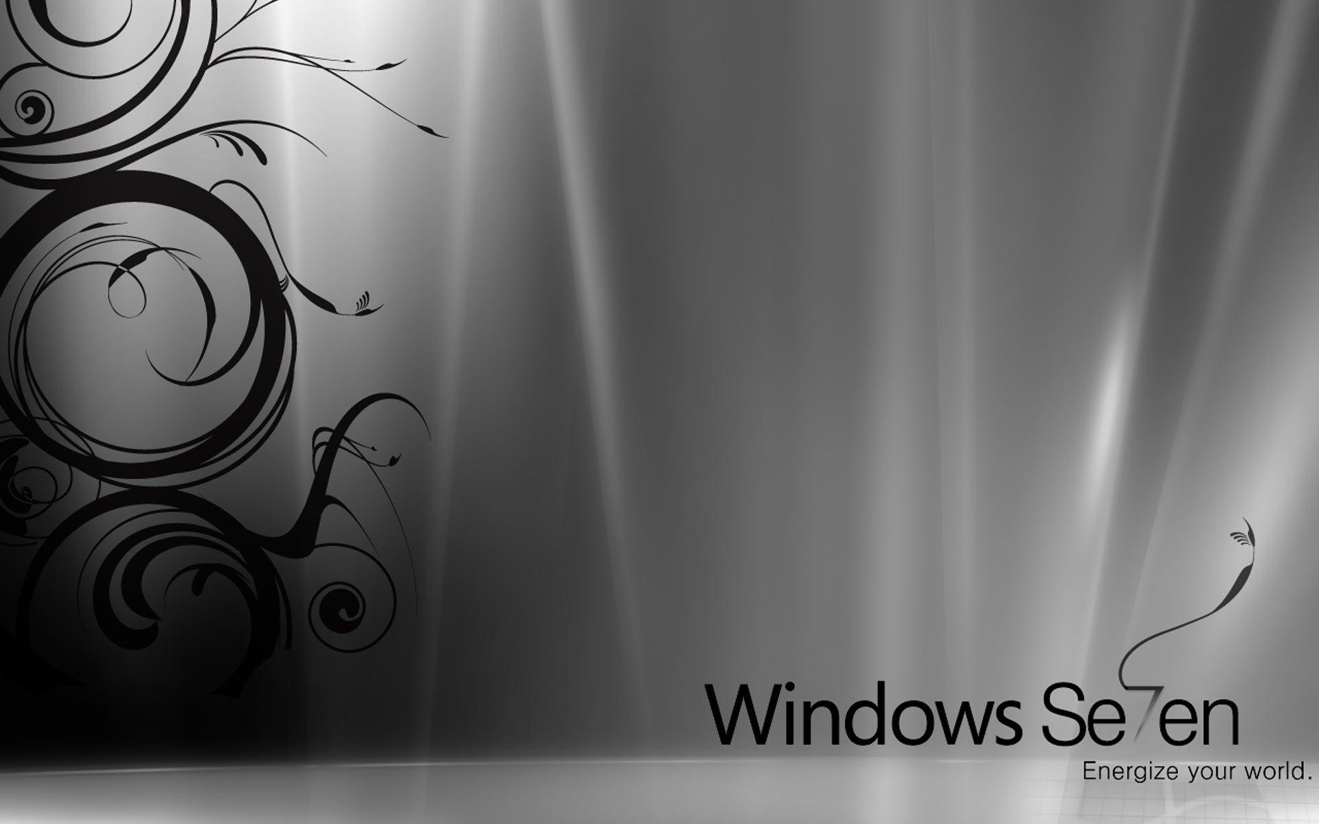 Desktop Wallpaper · Gallery · Windows 7 · Silver free windows 7