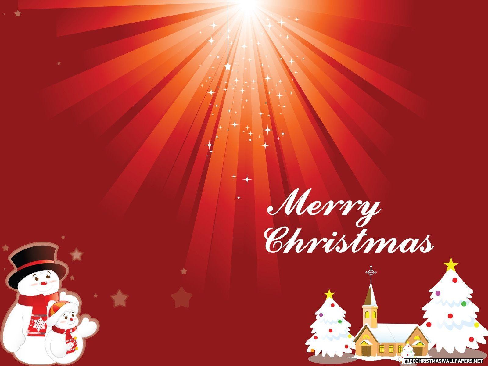 Happy Merry Christmas Wallpaper
