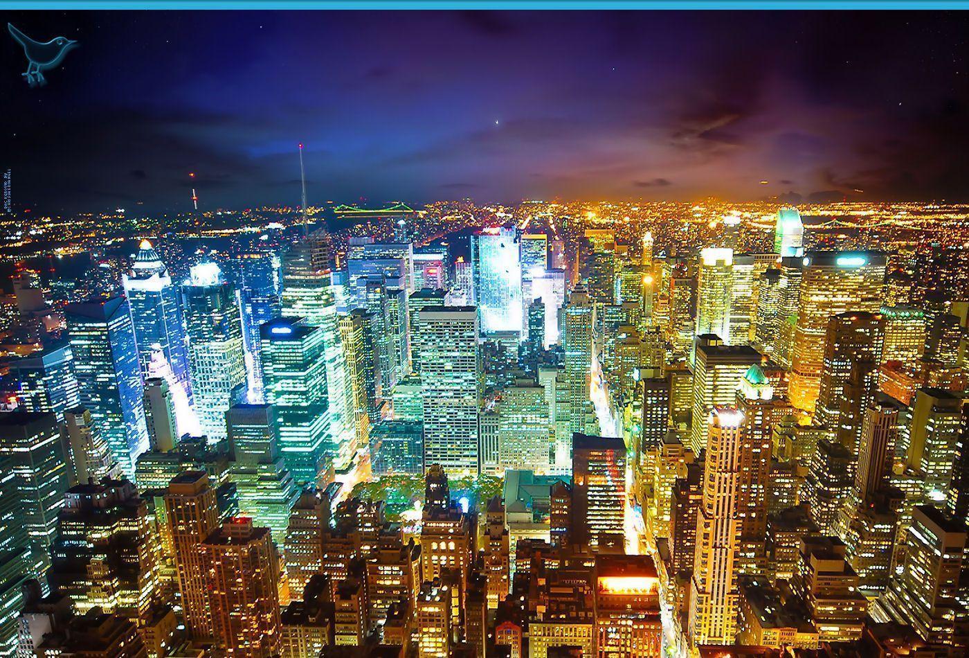 City Lights Twitter Background, City Lights Twitter Themes