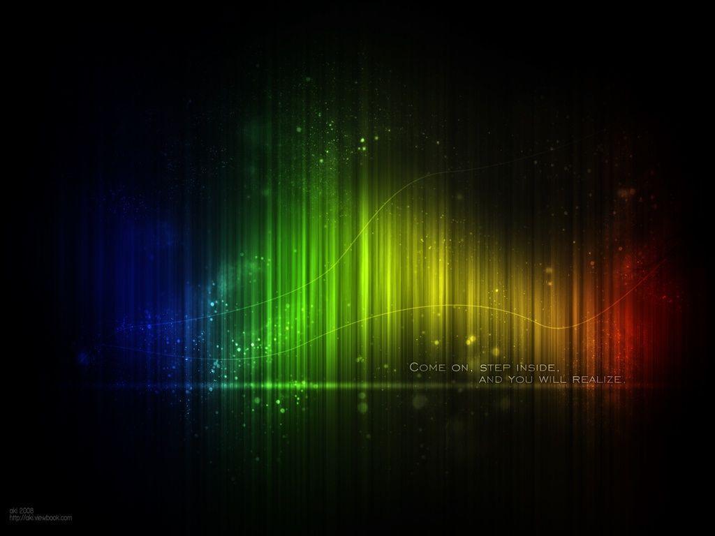Rainbow Background For Desktop Image & Picture