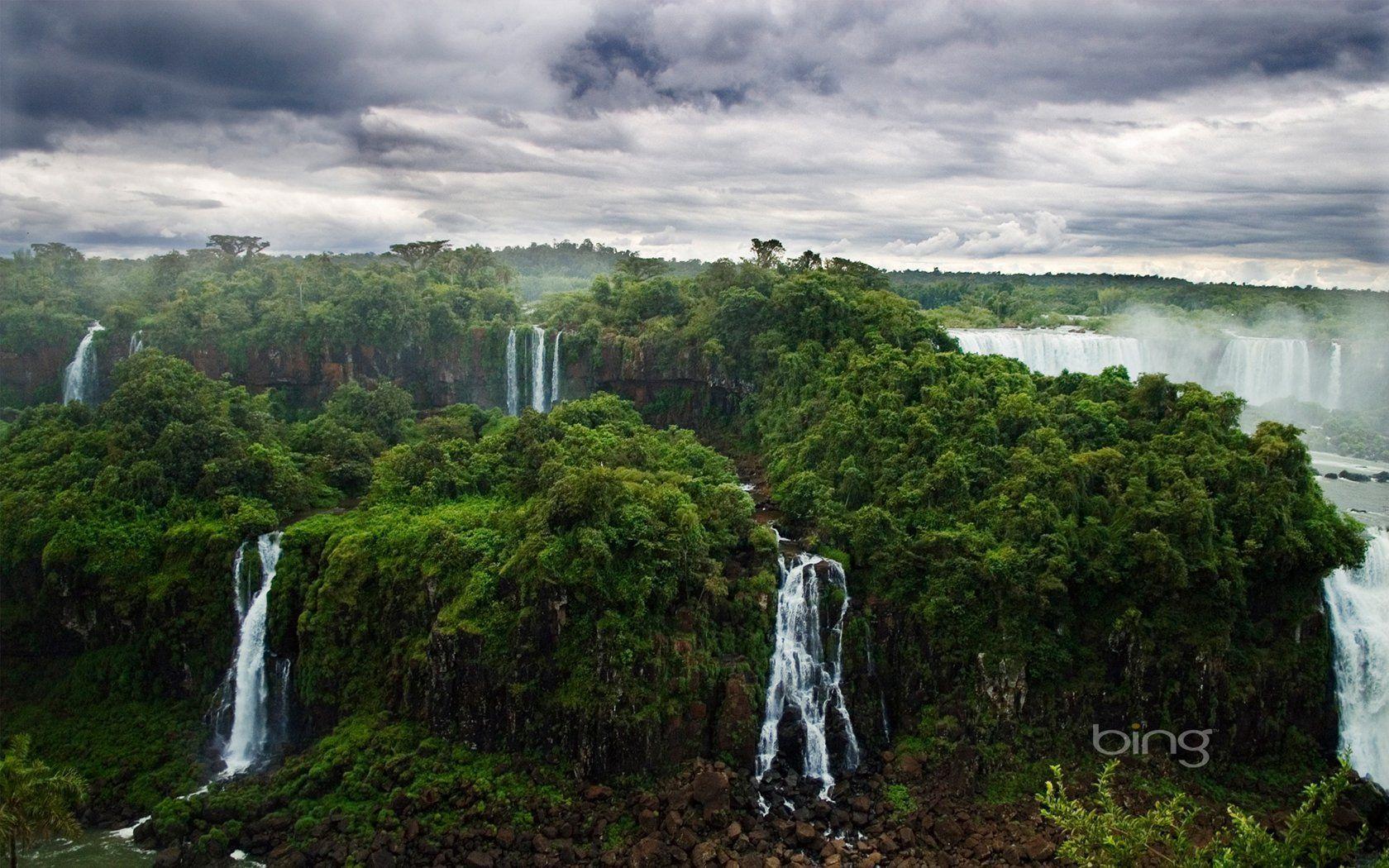 Iguazu Falls in Brazil 19502
