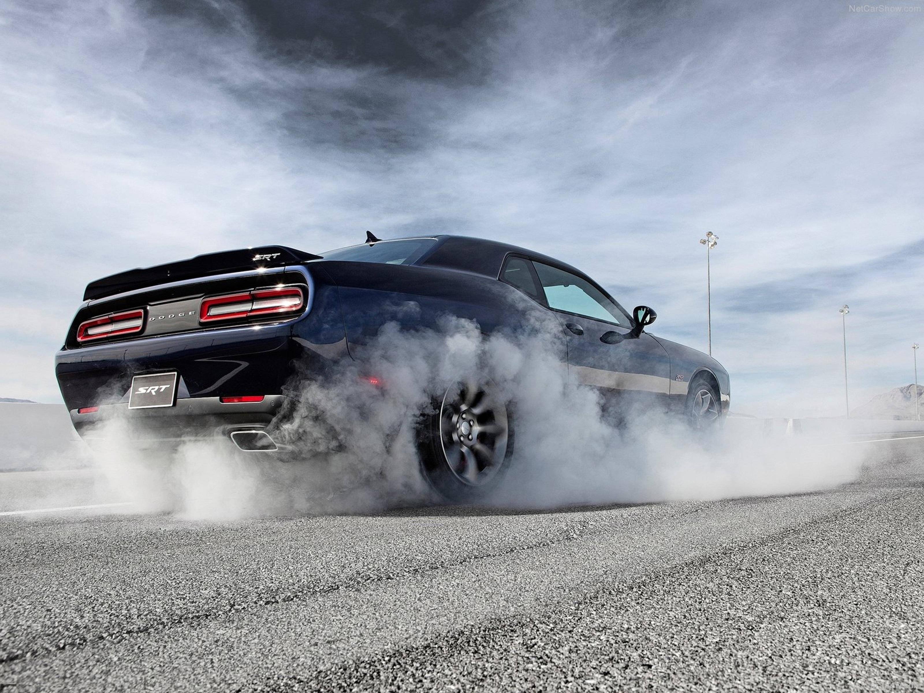 Dodge Challenger SRT 2015 Muscle Car Car Sport Black Wallpaper