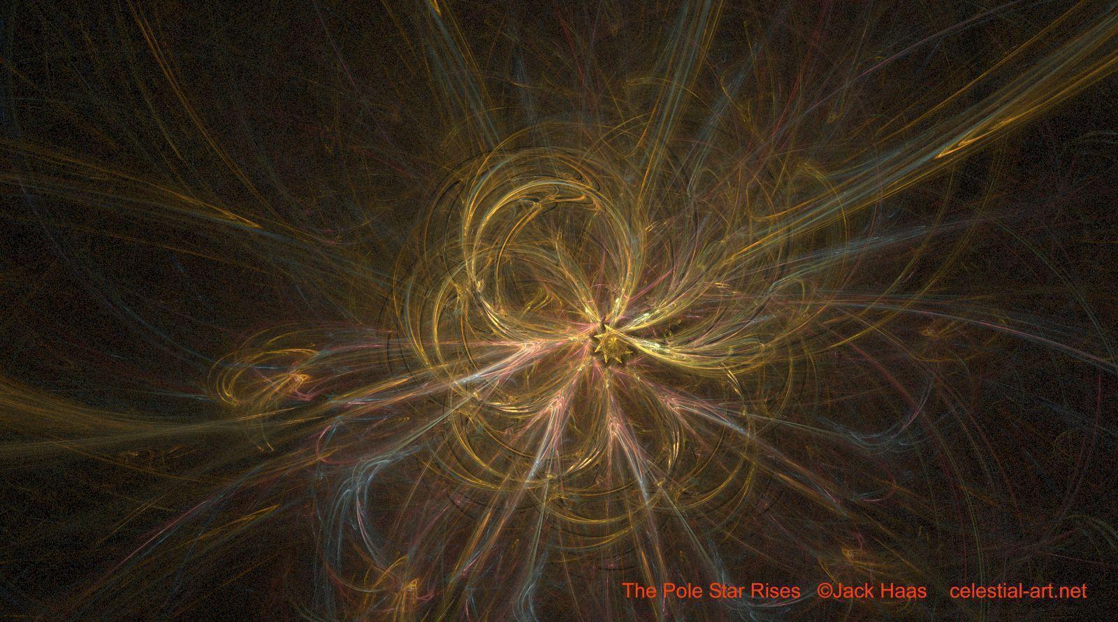 Celestial image, digital and fractal art, computer background