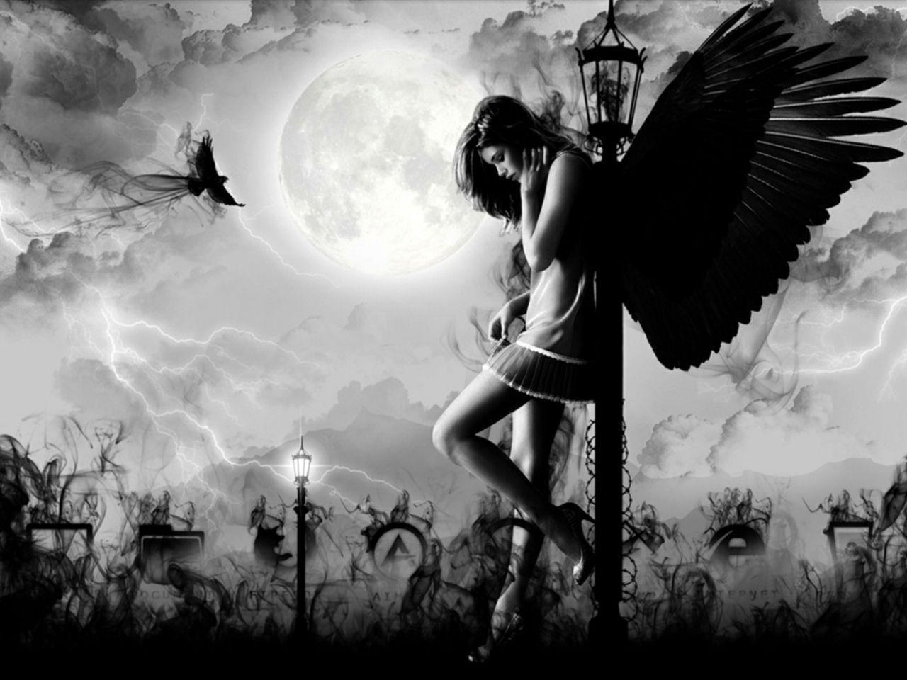 Dark Angel Wallpapers Wallpaper Cave