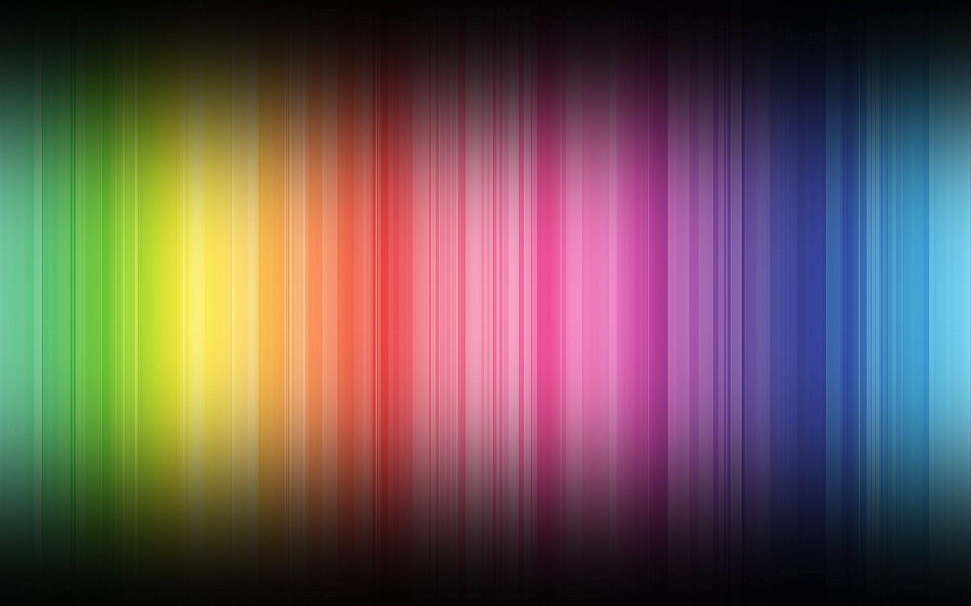 Wallpaper Colourful, Rainbow, Tsvetv, Strips