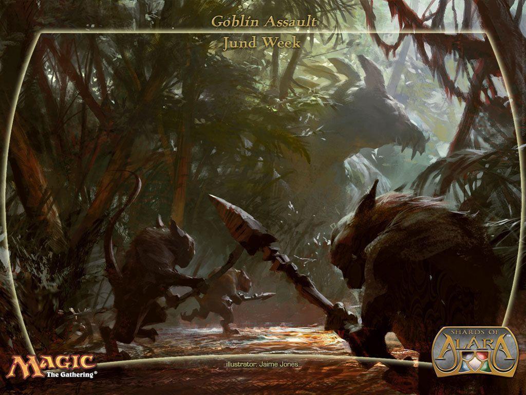 Wallpaper of the Week: Goblin Assault, Daily MTG, Magic