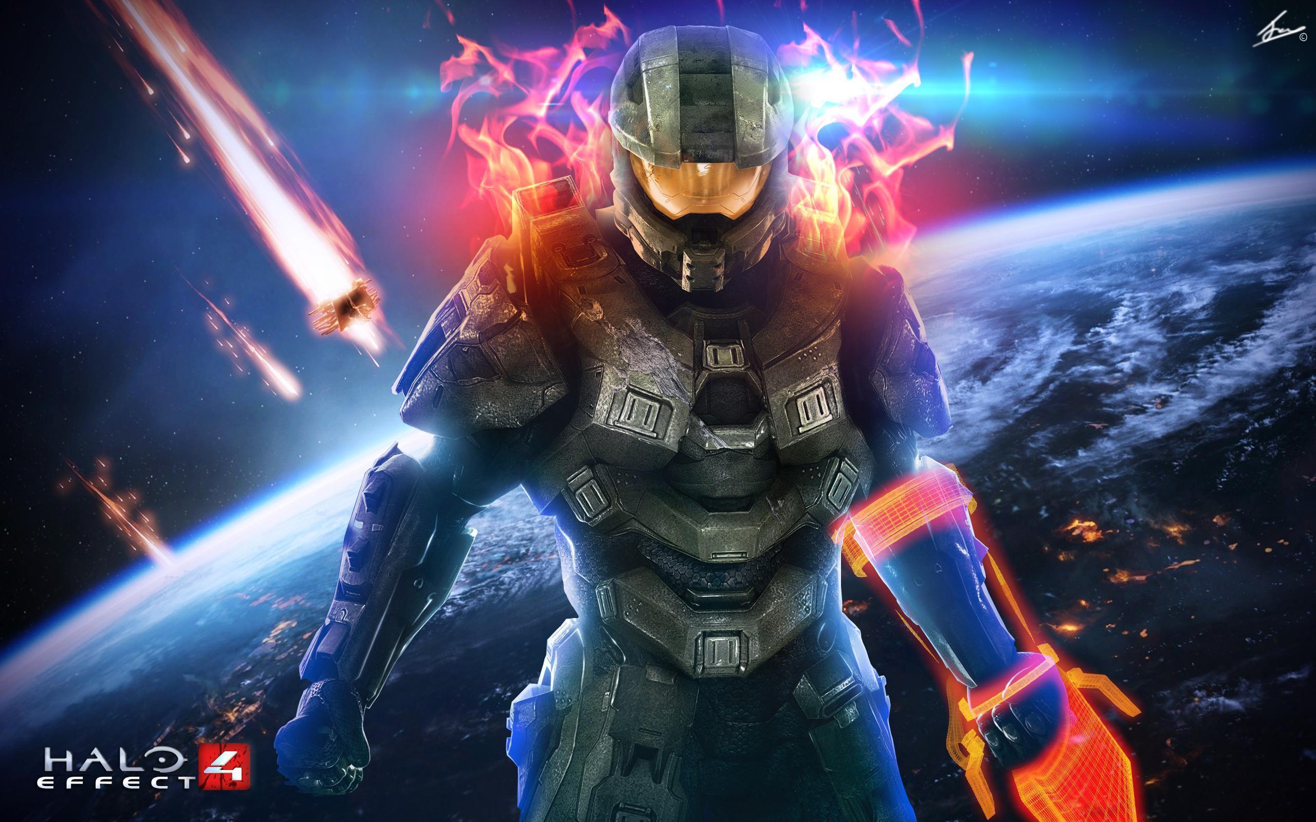 image For > Awesome Halo Wallpaper