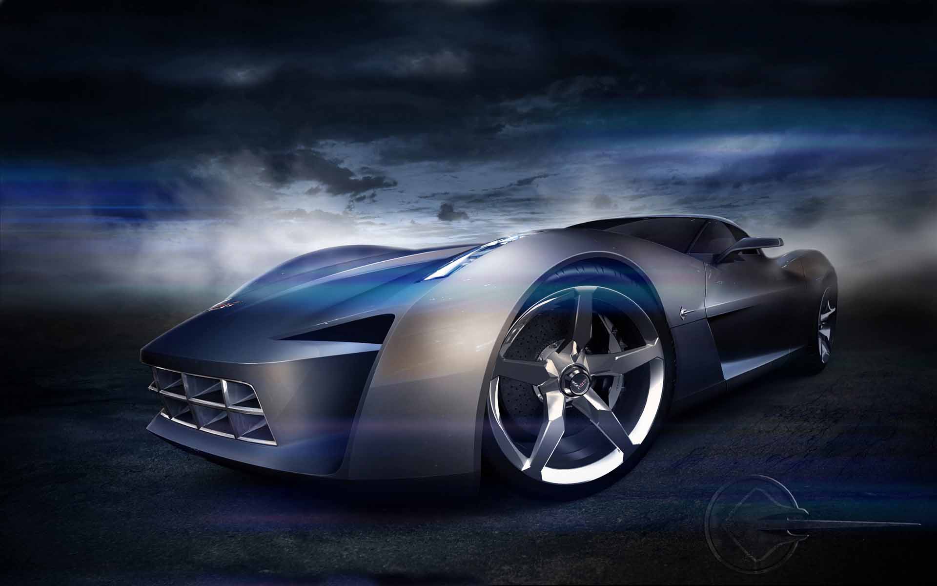 3D Corvette Stingray Wallpaper HD Definition Wallpaper