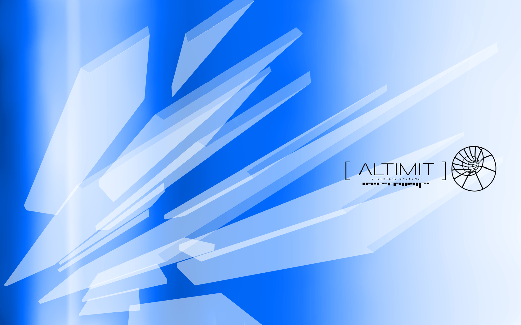 Hack//ALTIMIT Wallpaper: Blue