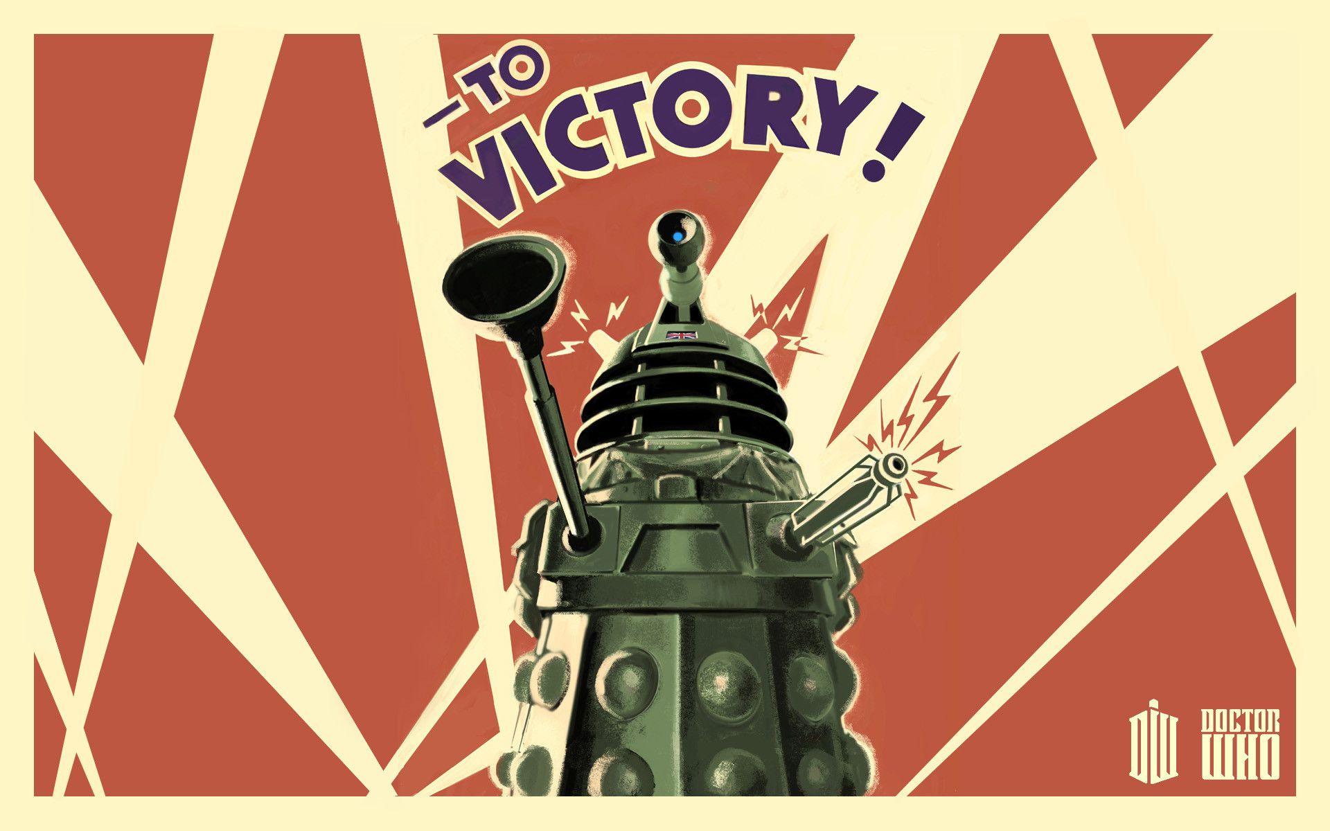 Dalek “To Victory” Wallpaper. General