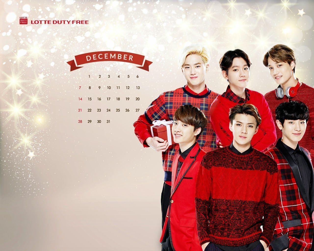 EXO, 2PM Y SUPER JUNIOR EN WALLPAPERS CALENDARIOS 2014