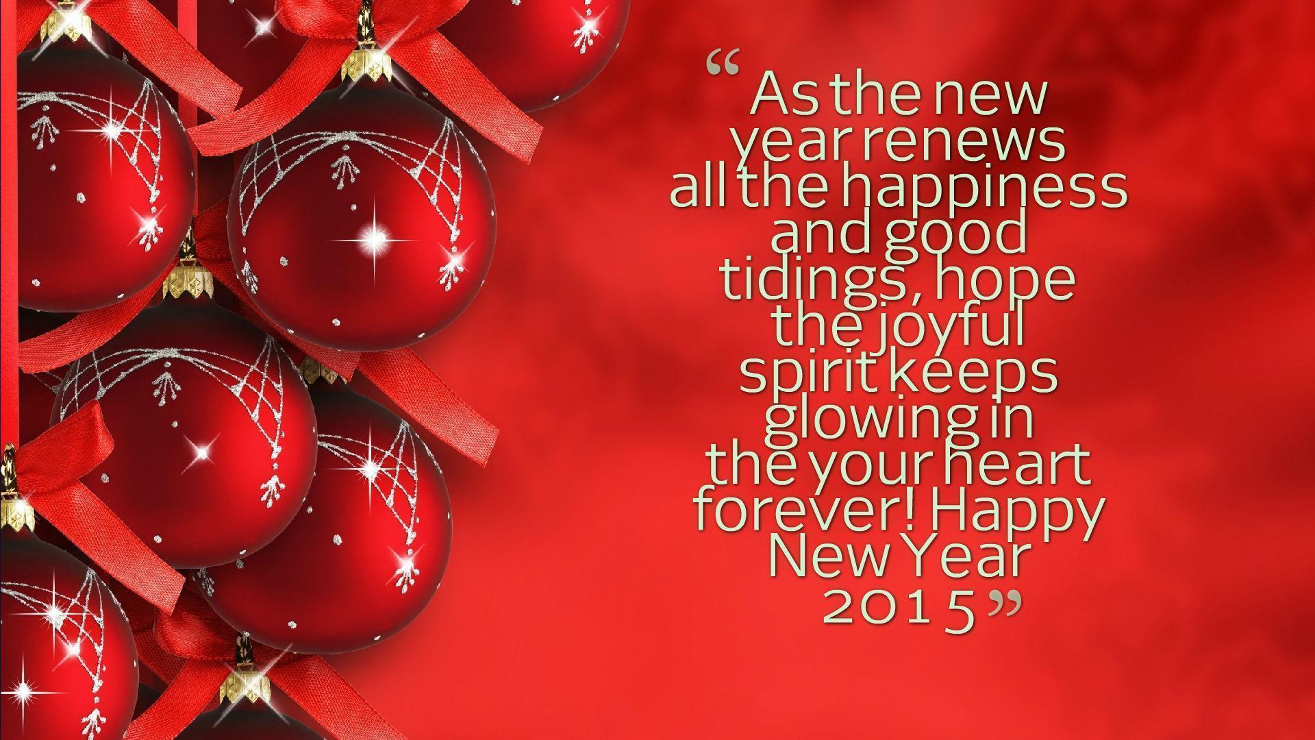 Happy New Year 2015 HD Wallpaper