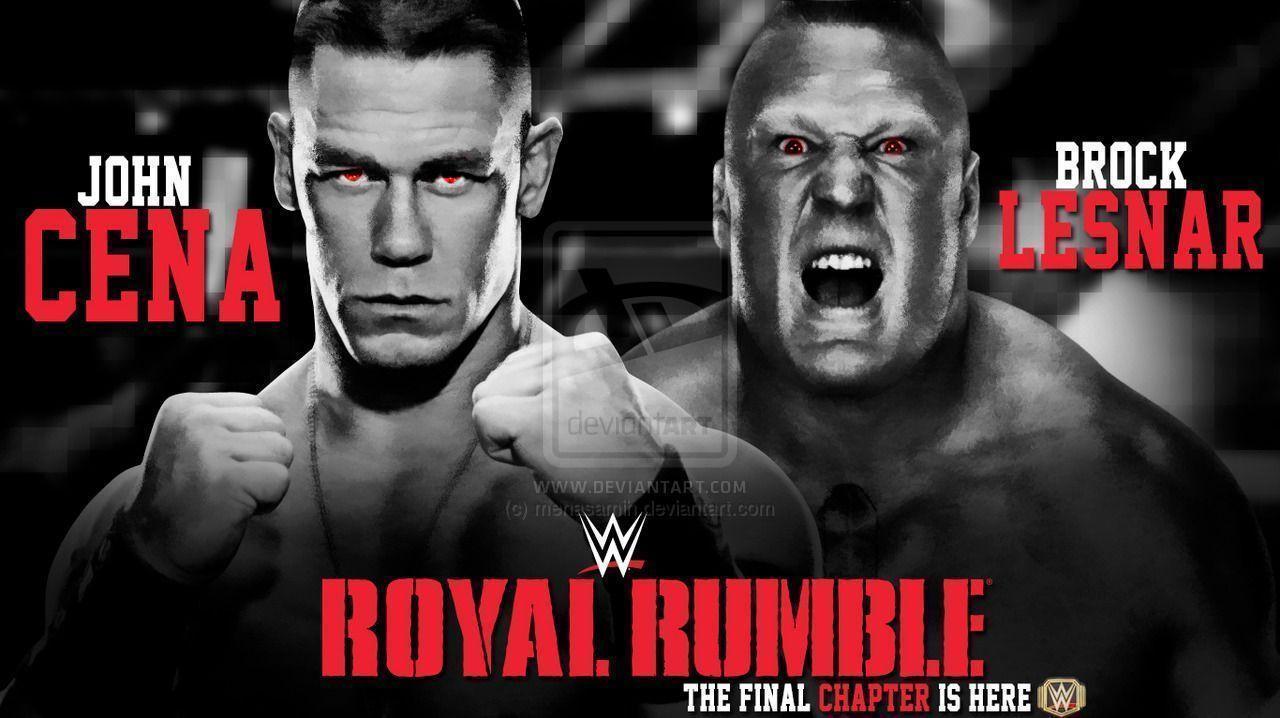 John Cena Vs Brock Lesnar The Final Chapter RR2015 by menasamih on