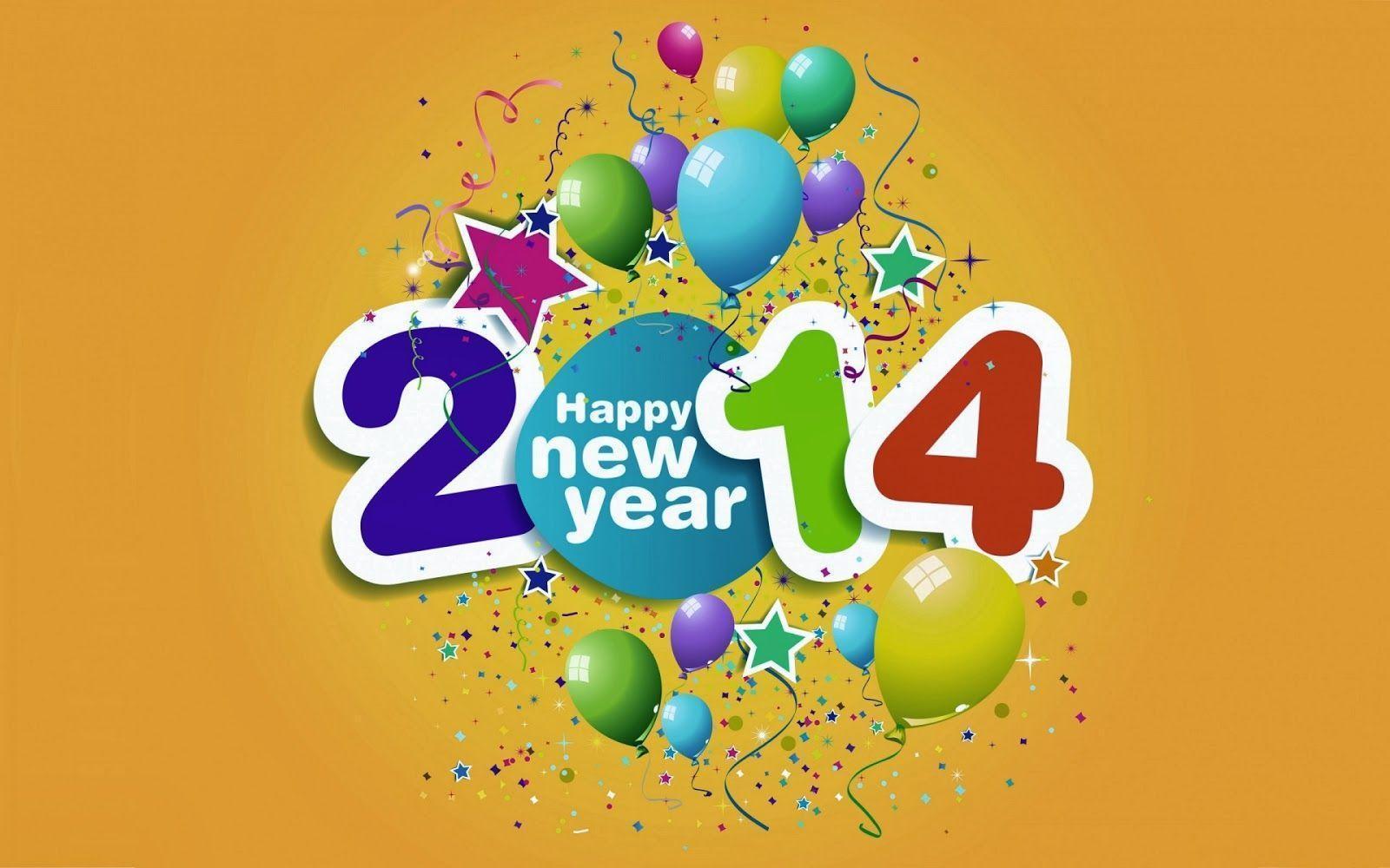 Happy New Year 2014. Download HD Wallpaper