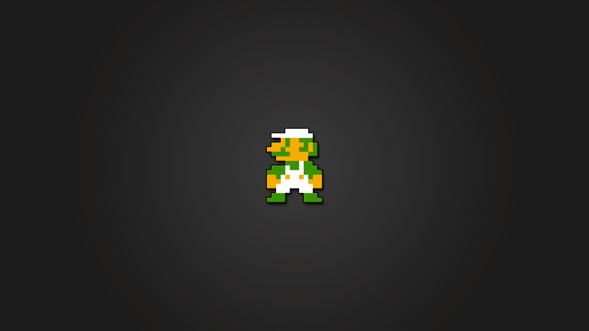 Luigi 8bit Wallpaper HD