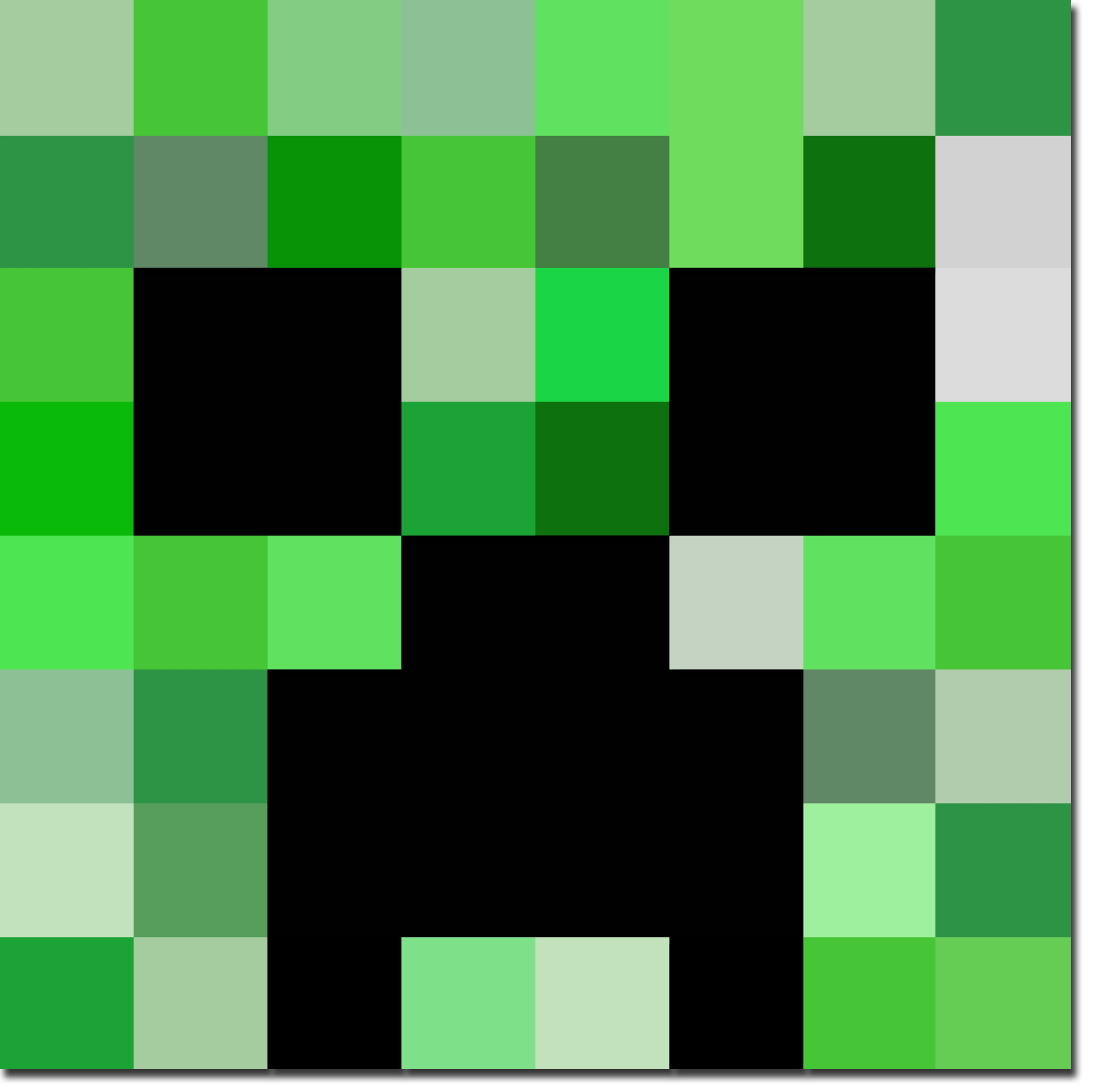 Minecraft Creeper Face Clipart Man - IMAGESEE