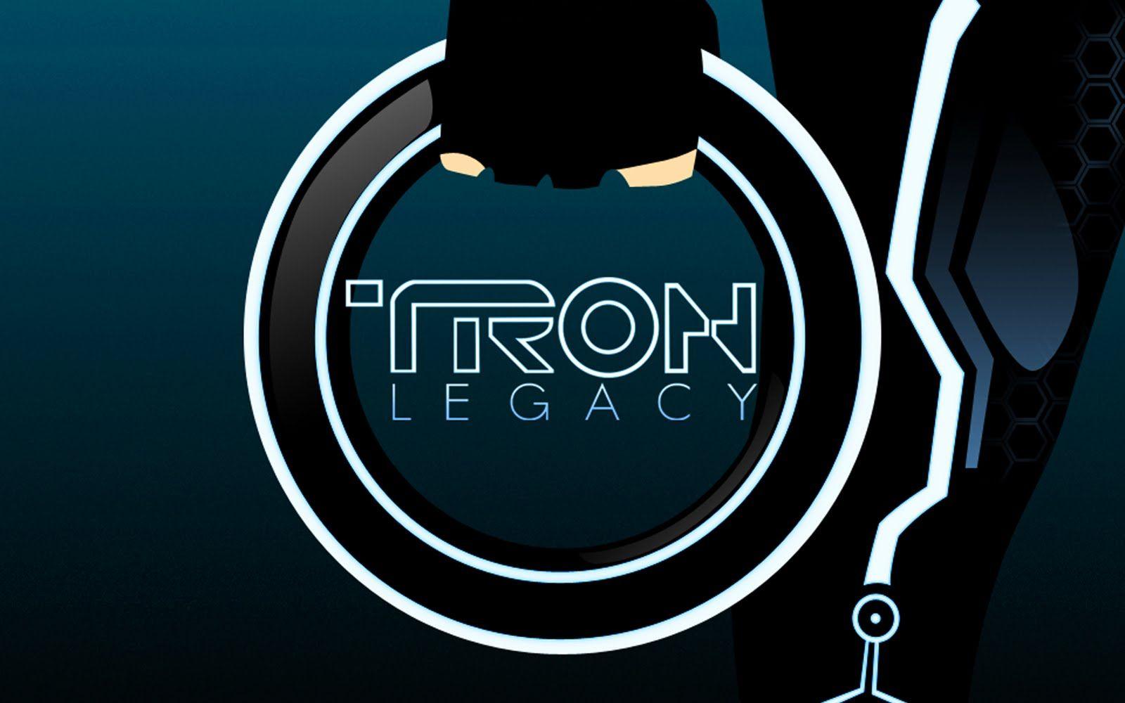 Movie Logo of Disney&;s Tron: Legacy Desktop Wallpaper