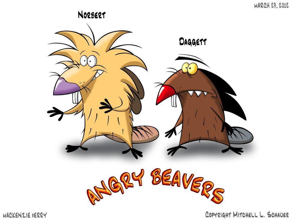 Angry Beavers Colored