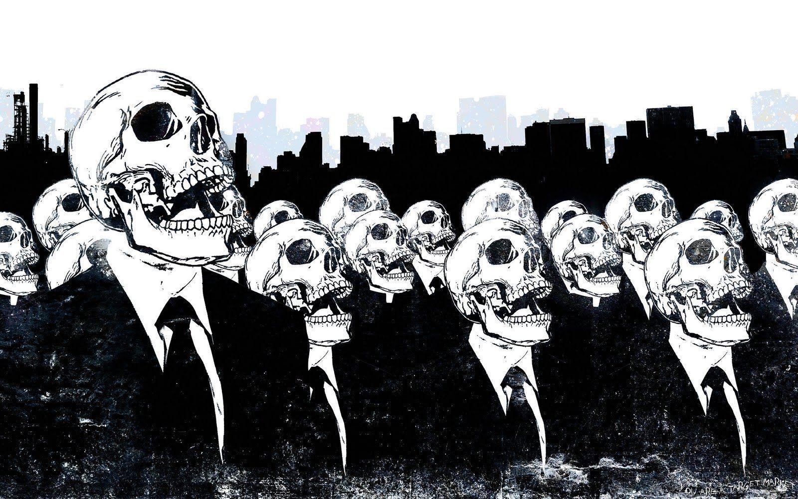 Skulls Background. HD Wallpaper 360