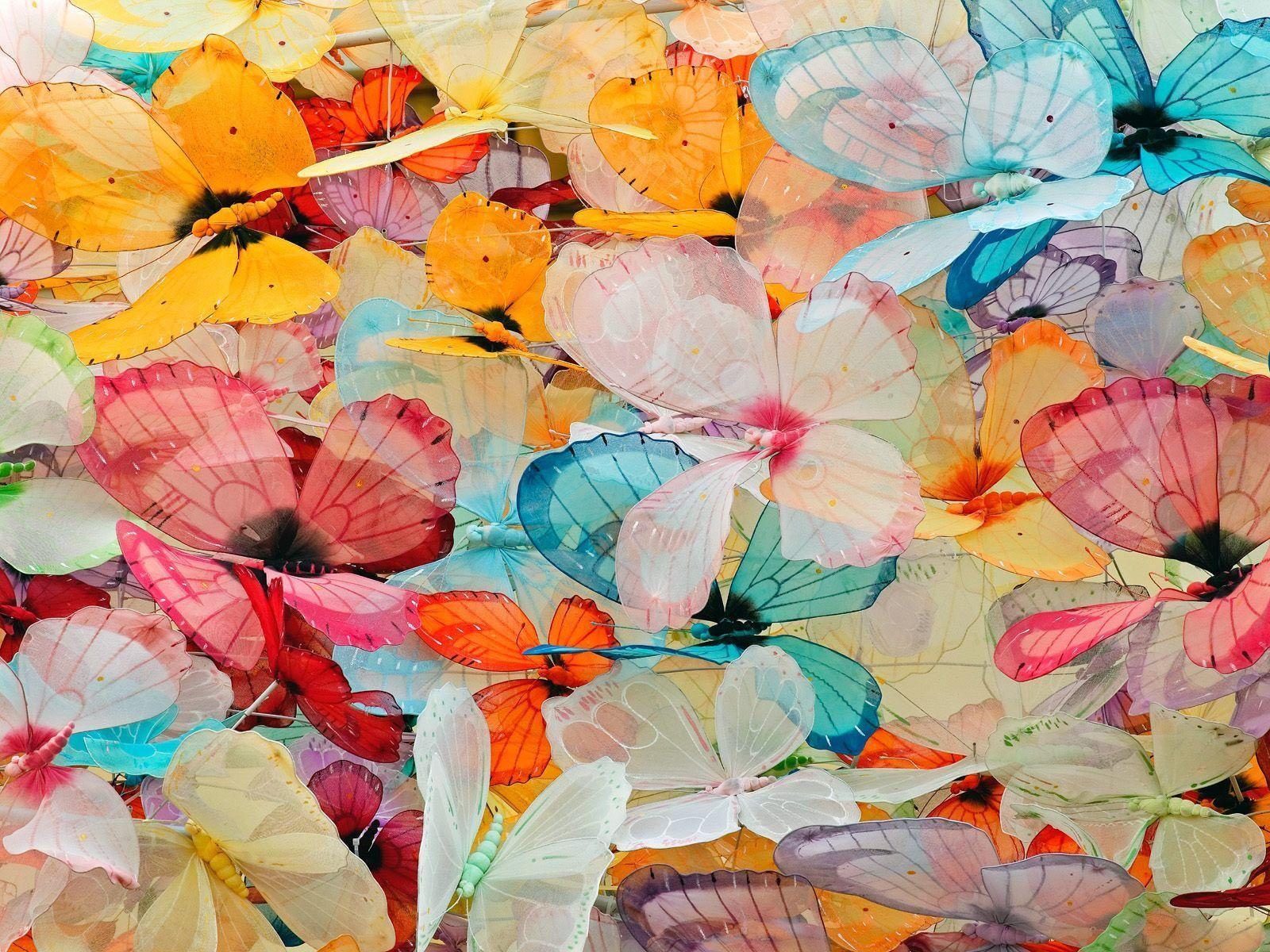 Desktop Wallpaper · Gallery · Windows 7 · Sateen Butterflies
