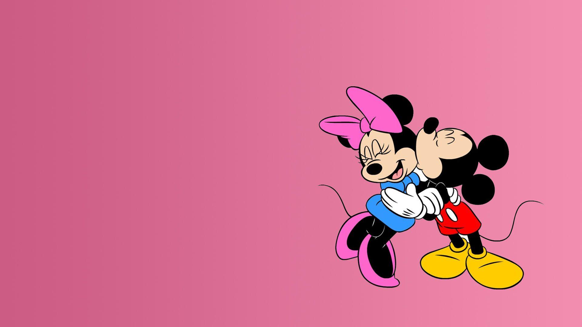 mickey and minnie mouse background