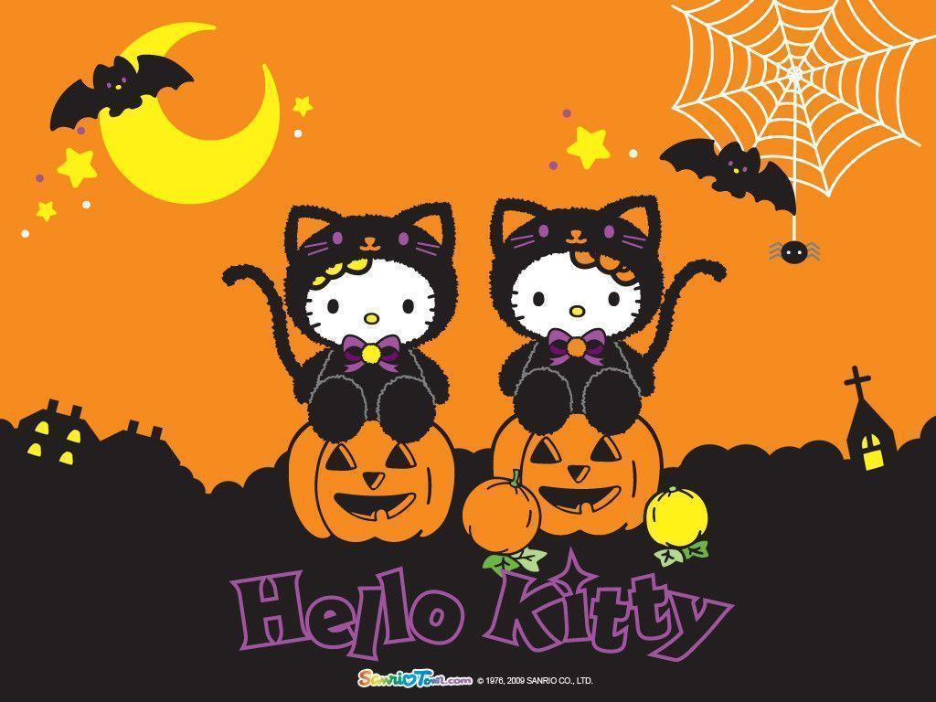 Hello Kitty Halloween Wallpapers Wallpaper Cave