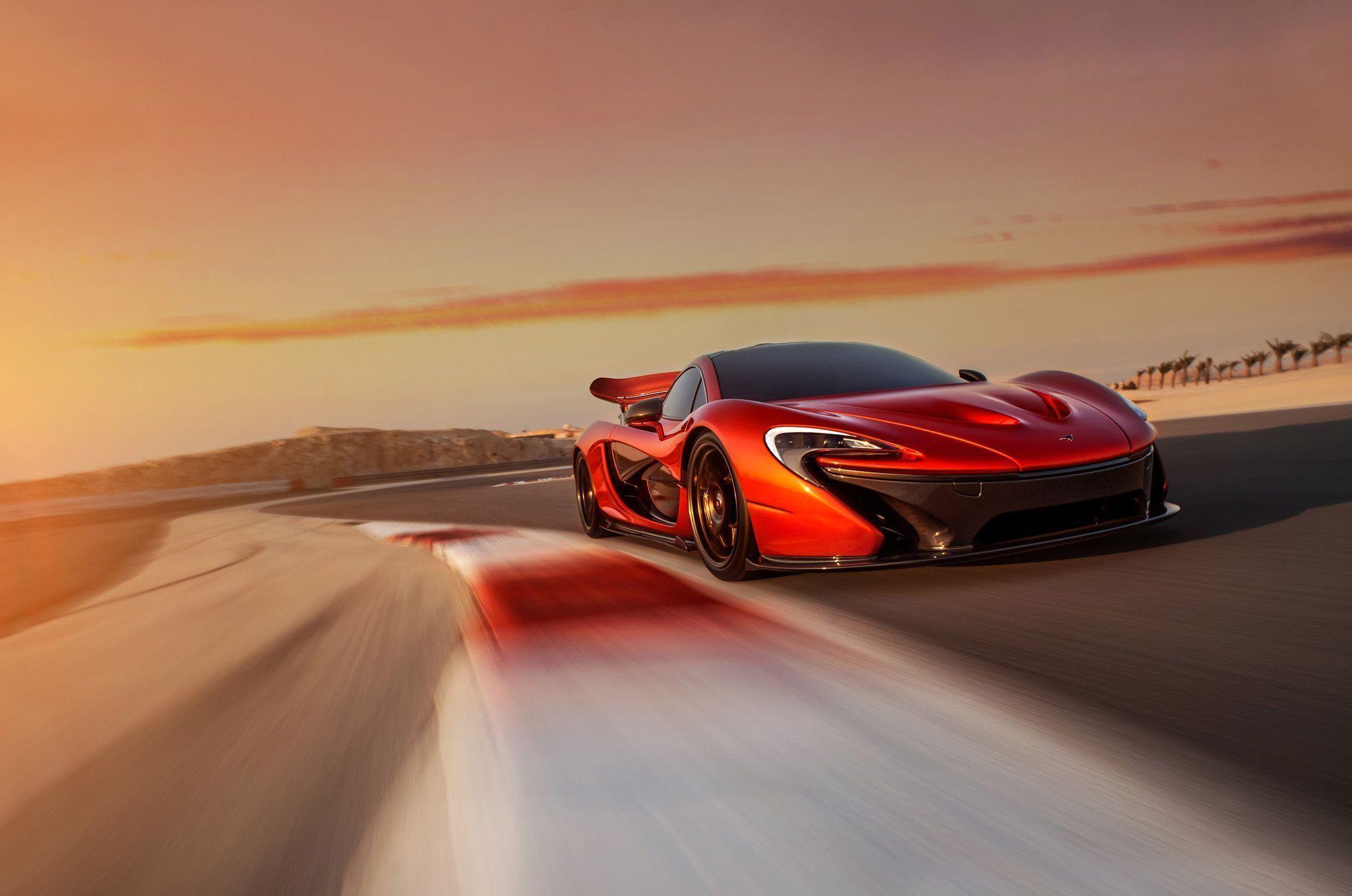 McLaren P1 red supercar wallpaper Wide or HD