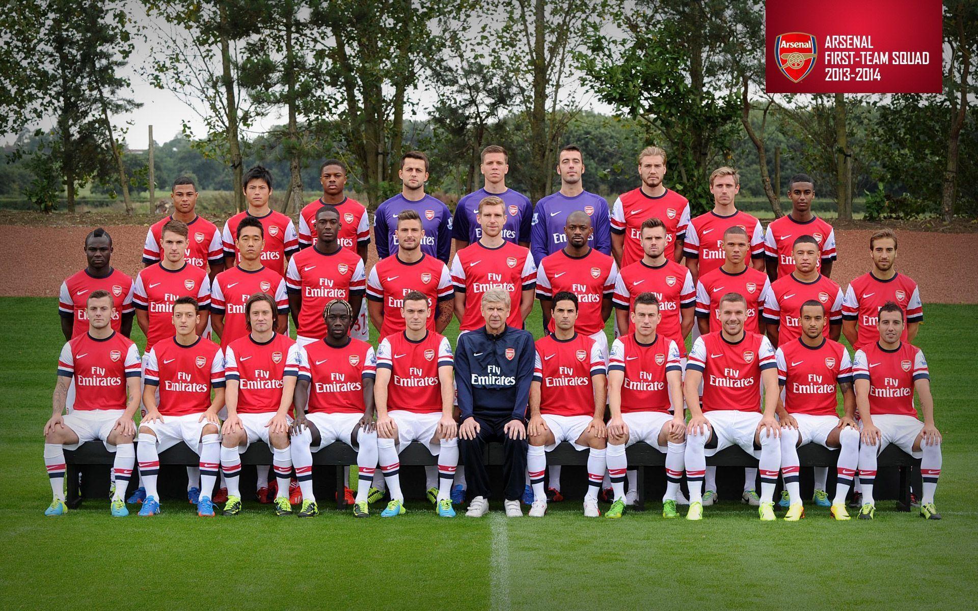 Arsenal FC team football 2014 Wallpaper photo