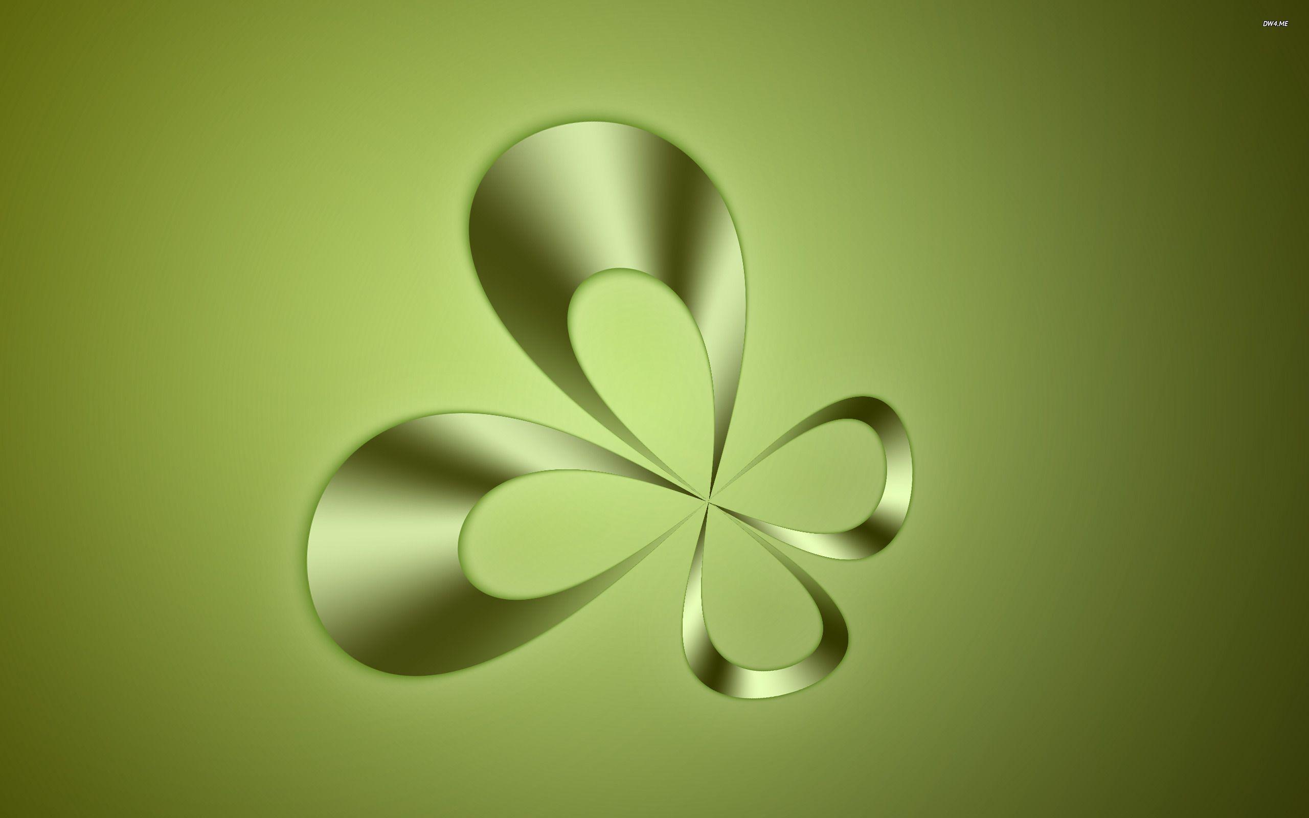 Four leaf clover. Wallpaper for PC