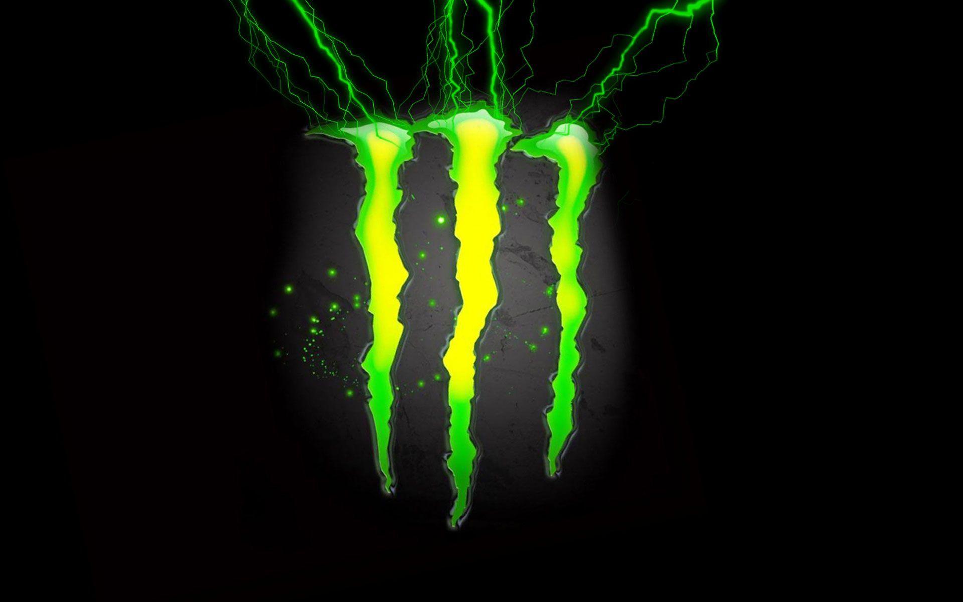 Orange Monster Energy Wallpaper