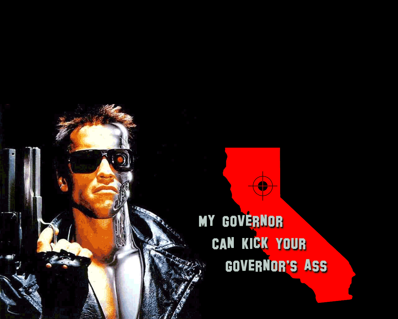 Download Joke Terminator Governor Funny Wallpaper 1280x1024. HD