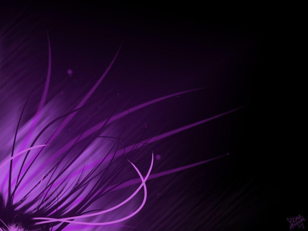 Wallpaper For > Cool Purple 3D Abstract Background