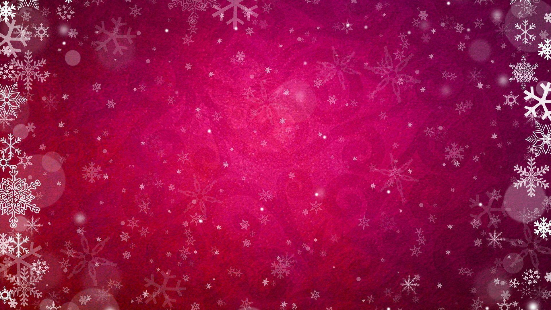 Pink Snowflake Wallpaper Free Download
