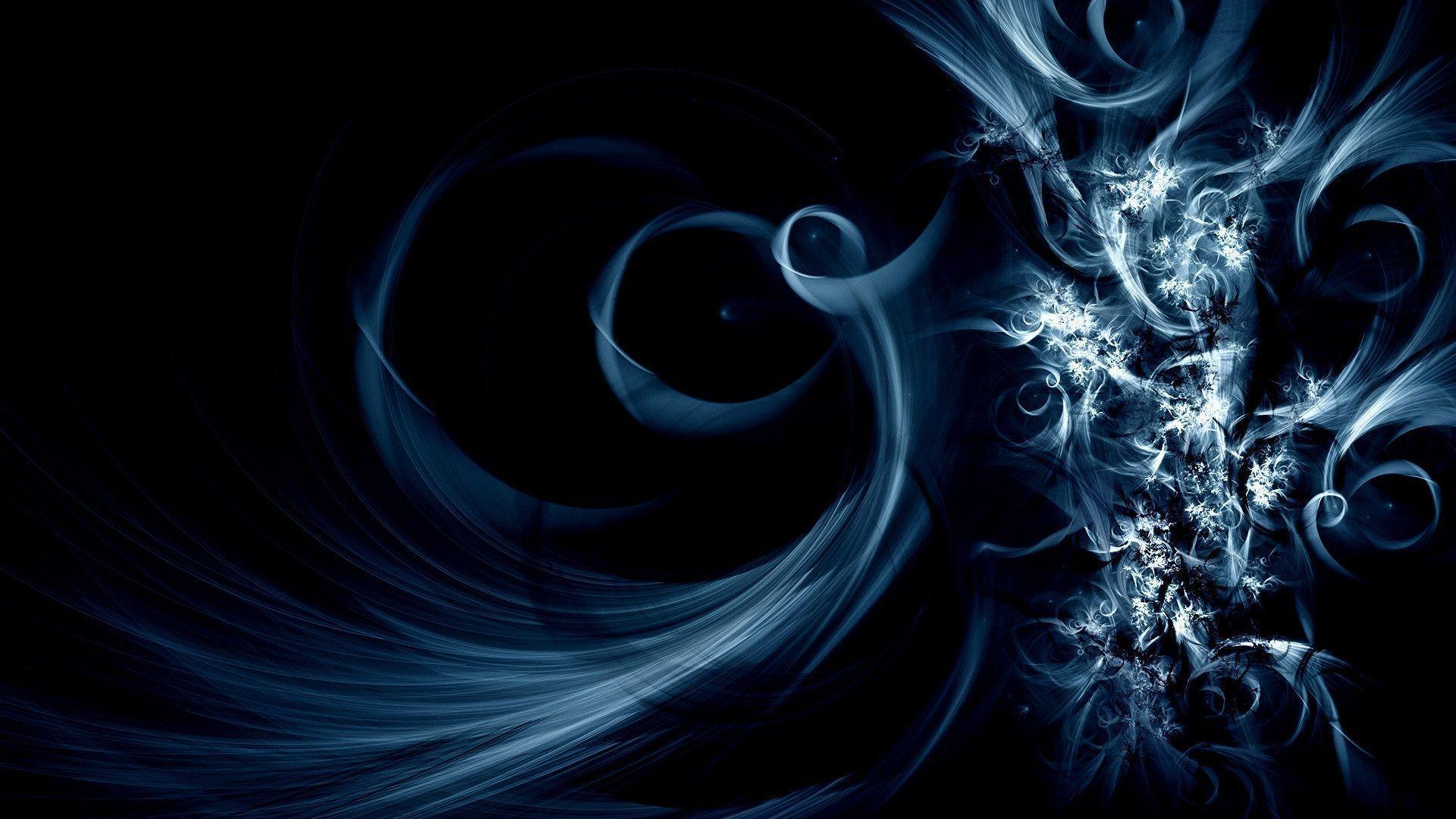 Free Download swirly blue abstract high definition HD org desktop