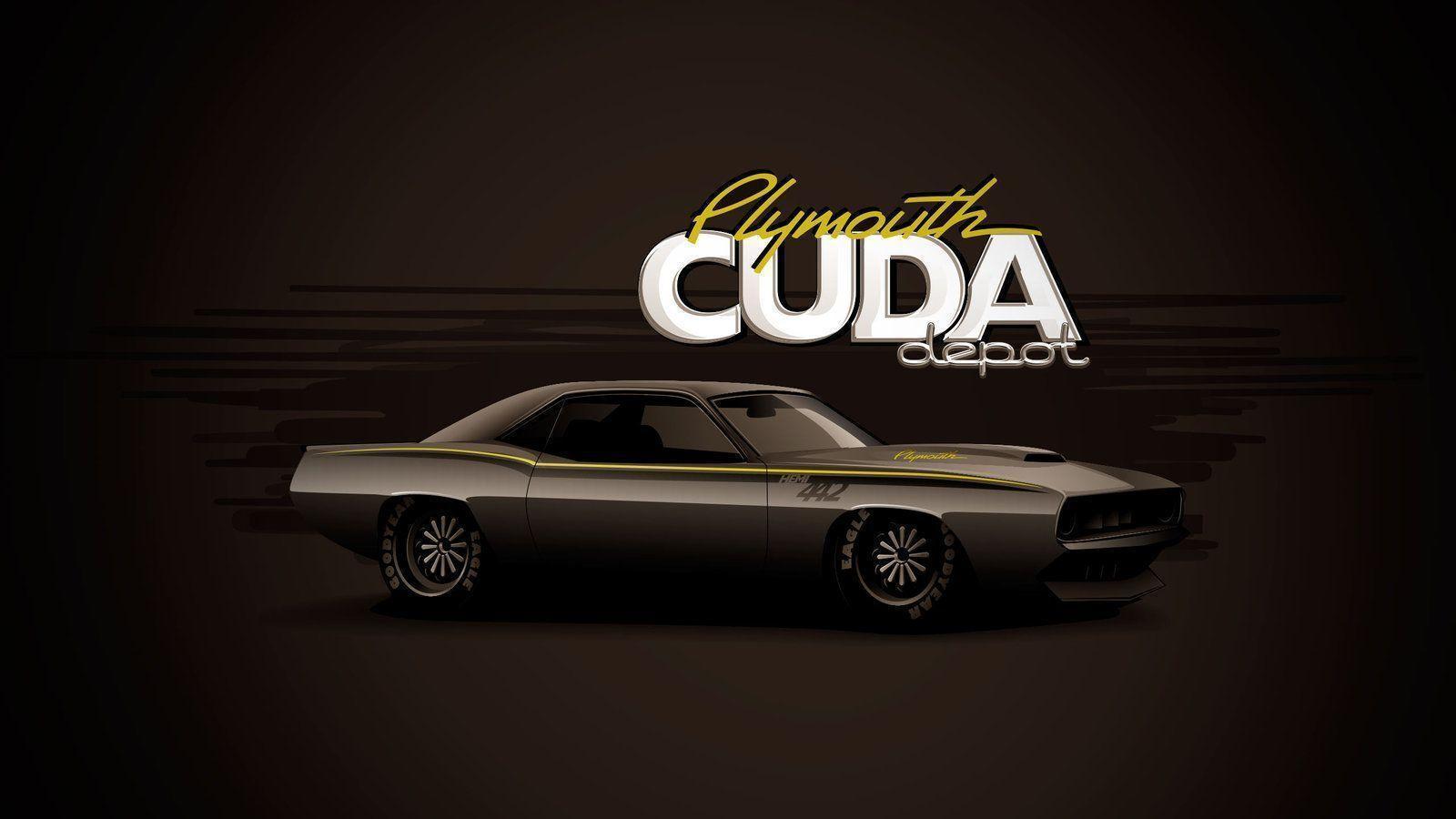Plymouth Cuda Vector By Depot Hdm