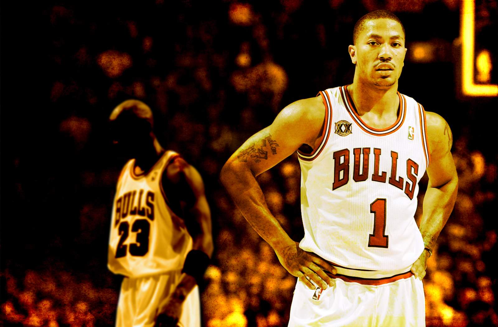 QQ Wallpaper: Chicago Bulls NBA MVP Derrick Rose Wallpaper