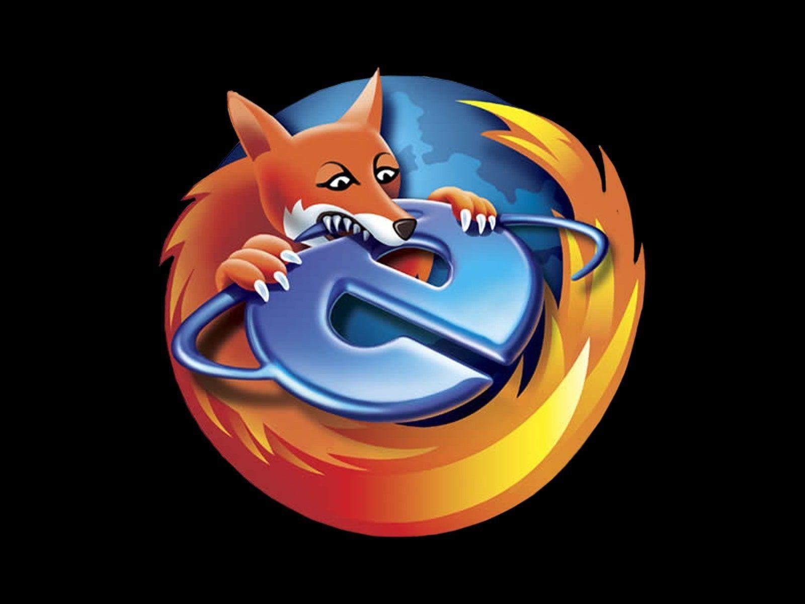 Firefox Biteing Internet Explorer Wallpaper Wallpaper