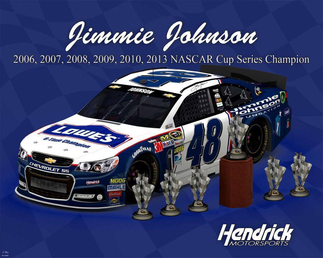 image For > Jimmie Johnson 6x Champion Wallpaper