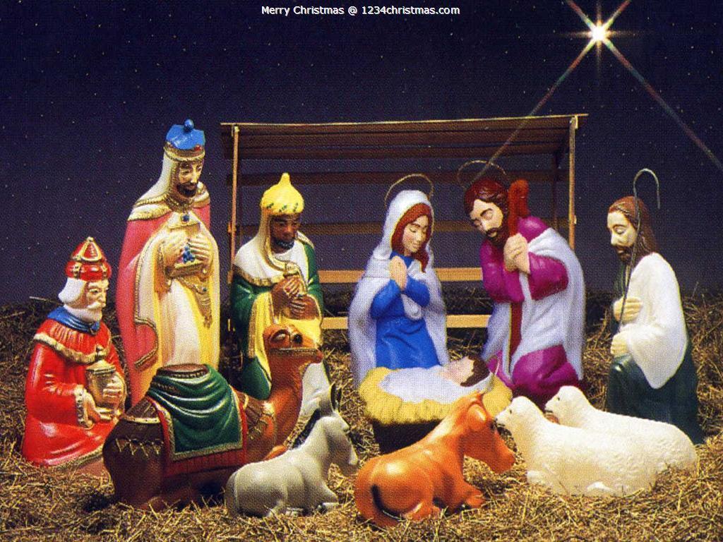 Nativity Scene Wallpaper for FREE Download