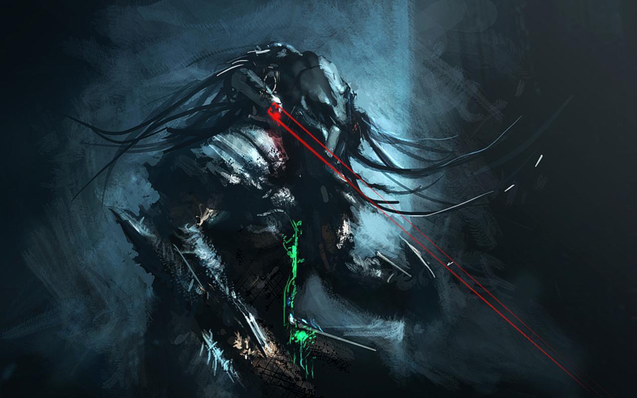 Cool Predator Artwork Desktop Wide