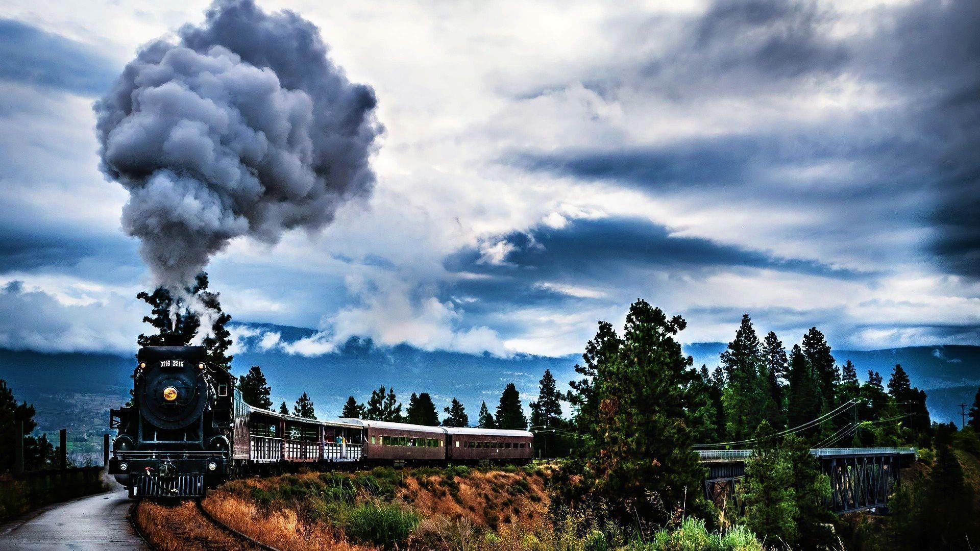 Steam Trains HD Wallpaper 1080p: Steam Train Photo HD Wallpaper