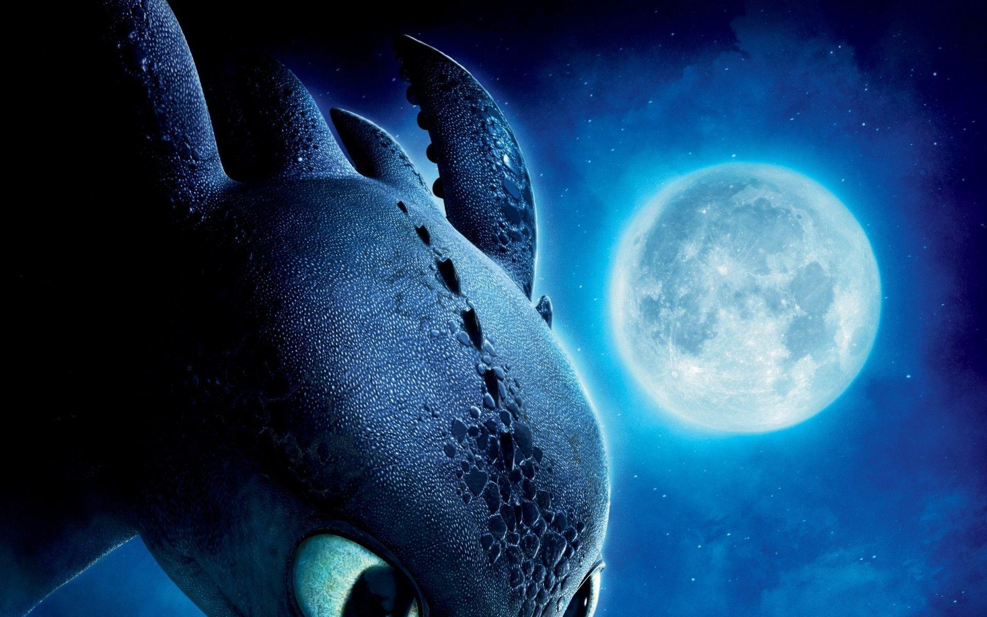 How To Train Your Dragon Toothless Moon Wallpaper. Frenzia