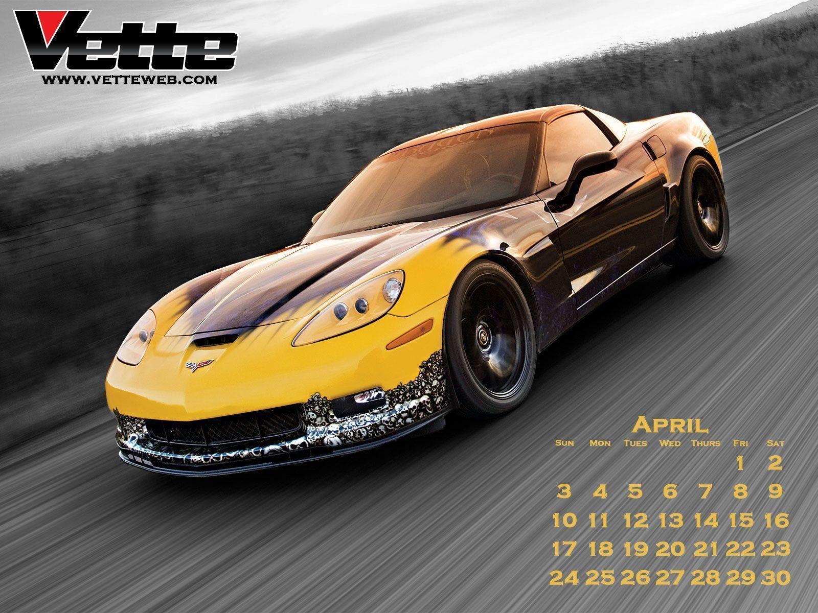 Vette&;s April Calendar Action Center