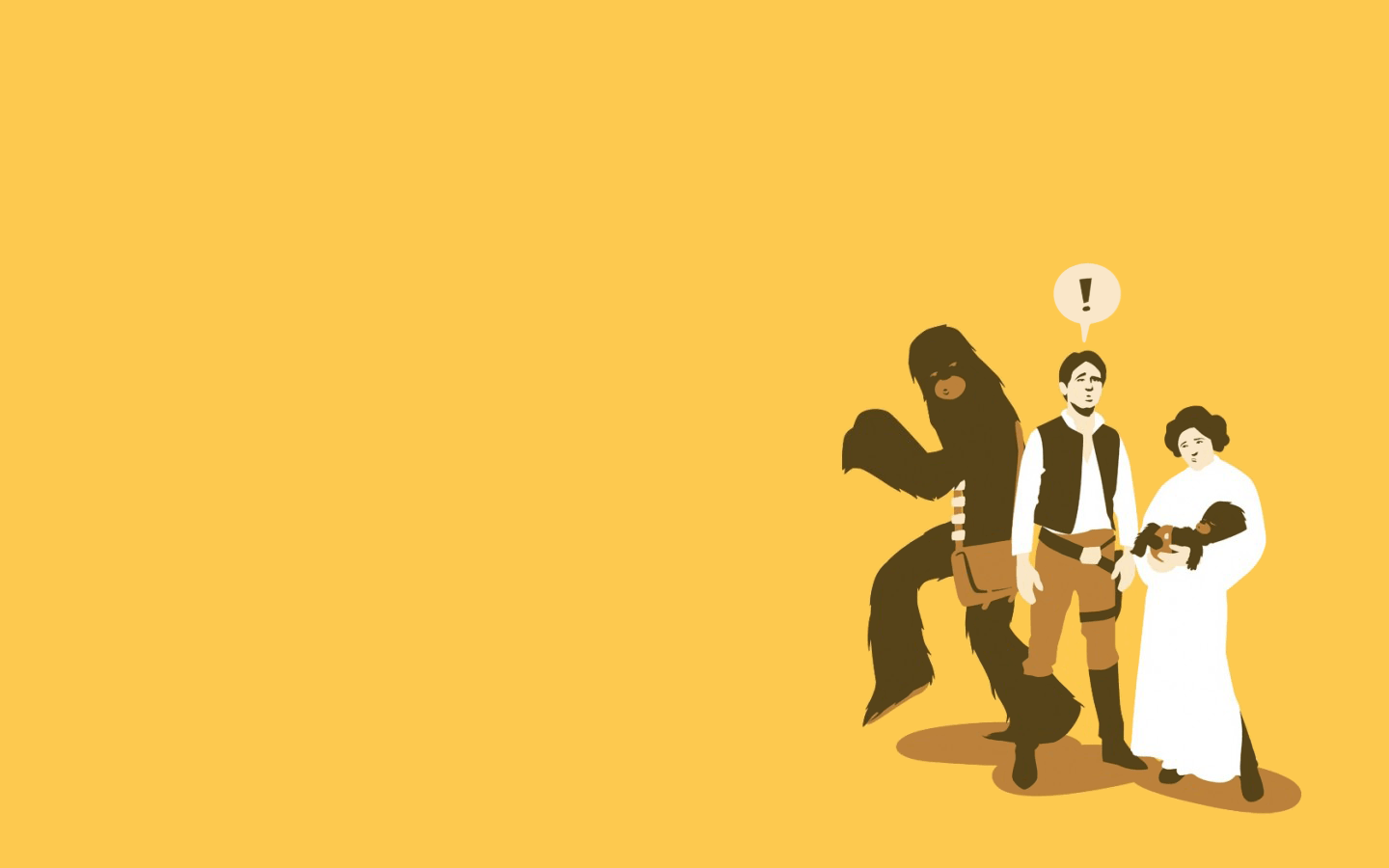 Star Wars Funny Yellow Wallpapers Hd