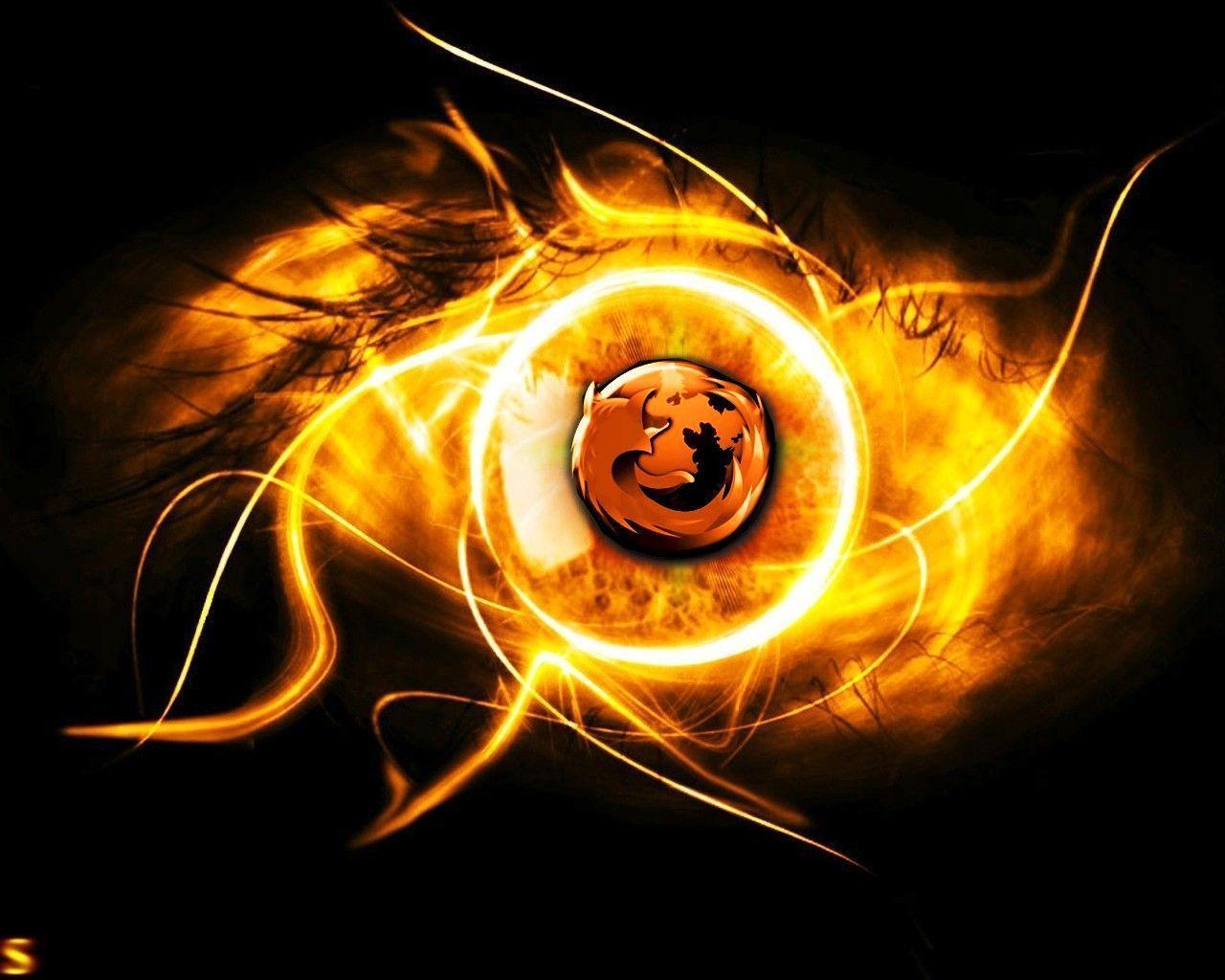 Mozilla Firefox Eye Logo Wallpaper. Free Download Wallpaper