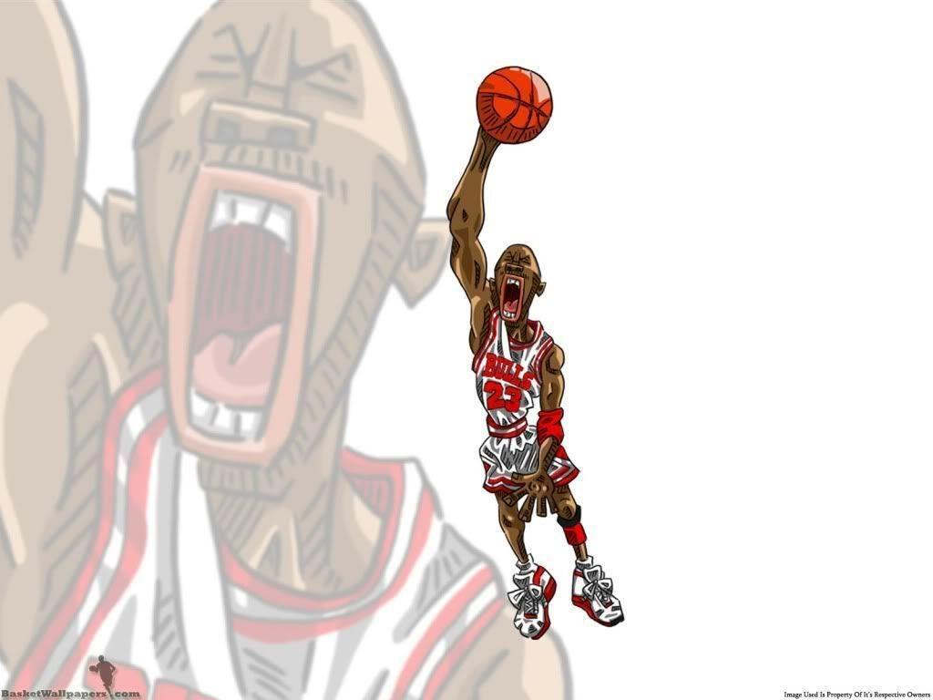 Michael Jordan Dunk iPhone Wallpaper