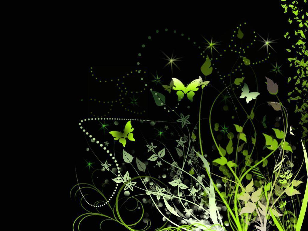 Green Butterfly Wallpaper and Picture Items