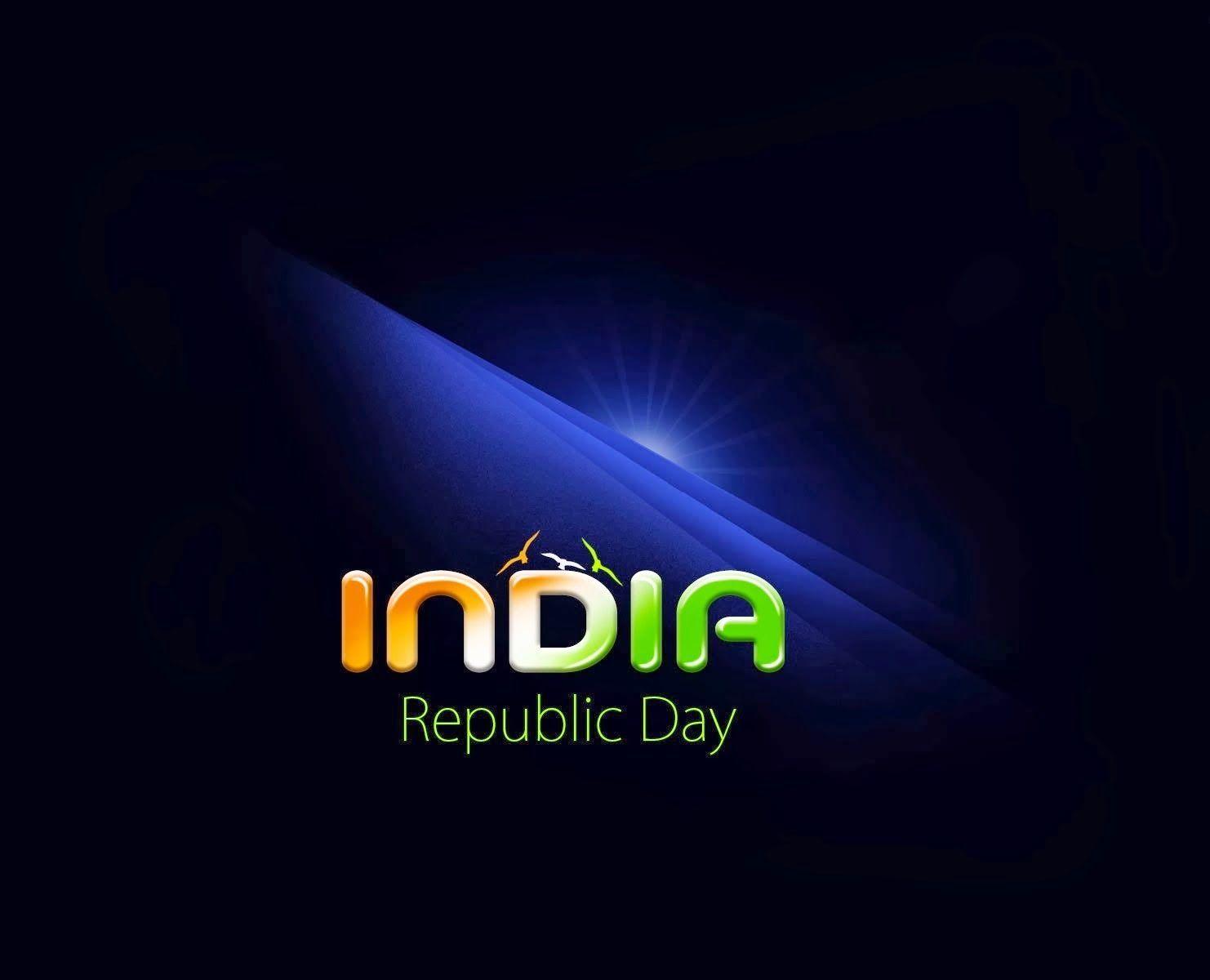 Happy Republic Day HD Image 3D Flag Wallpaper 2015