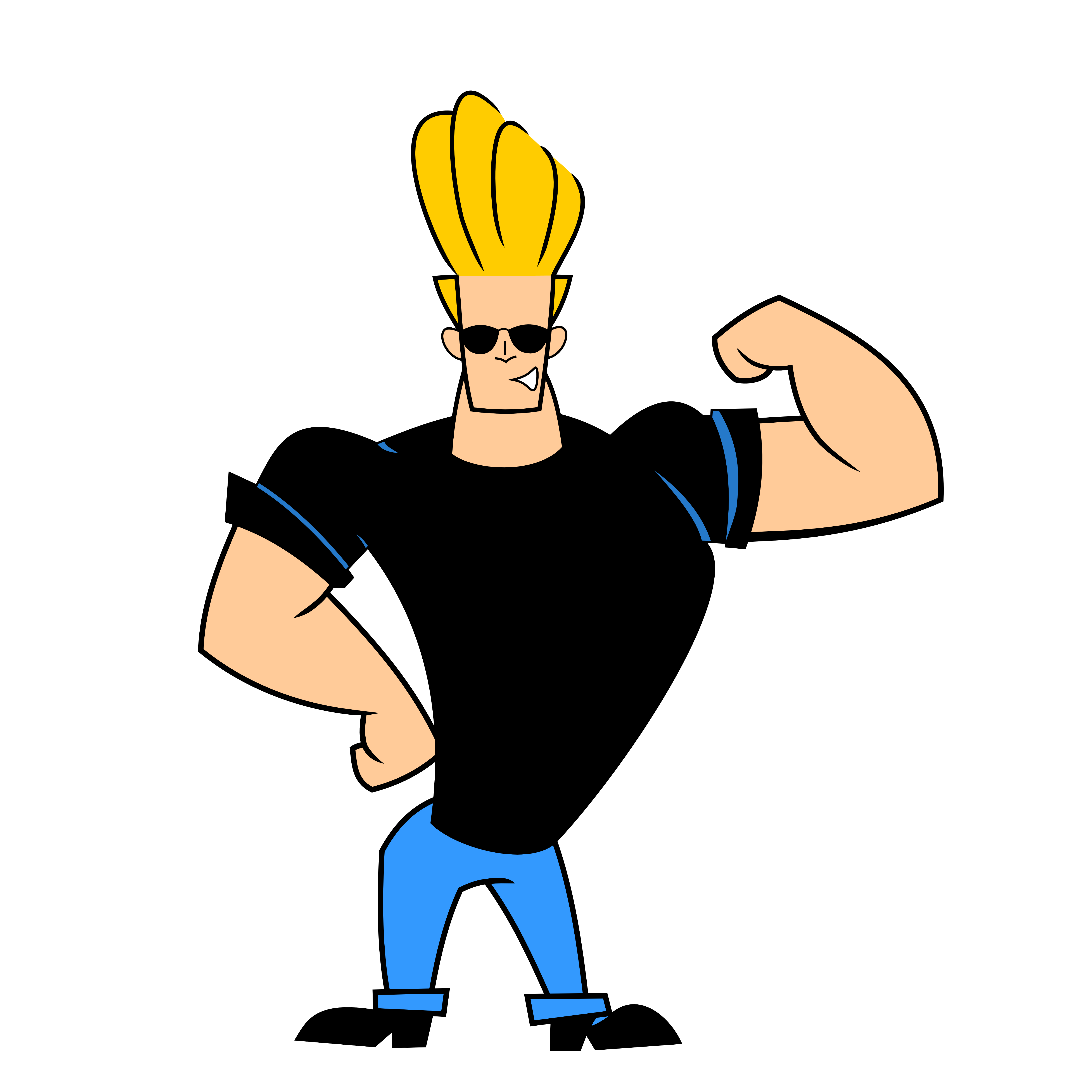 johnny bravo face wallpaper